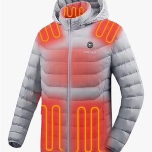 VENUS Light Gray Water-Repellent Jacket